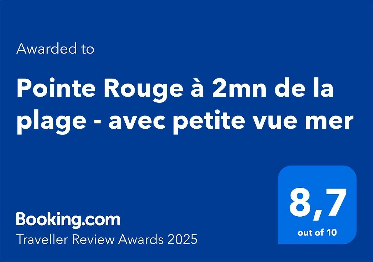 Pointe Rouge A 2Mn De La Plage - Avec Petite Vue Mer Marsylia Apartament